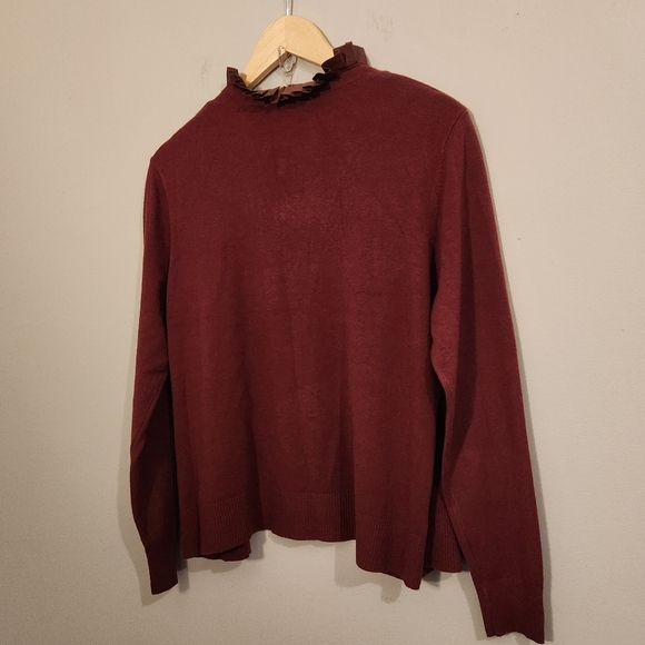 NEW! Sioni Milano Yummy Knit Open Cardigan Cranberry Merlot – NWT Bloomingdales - Picture 6 of 11